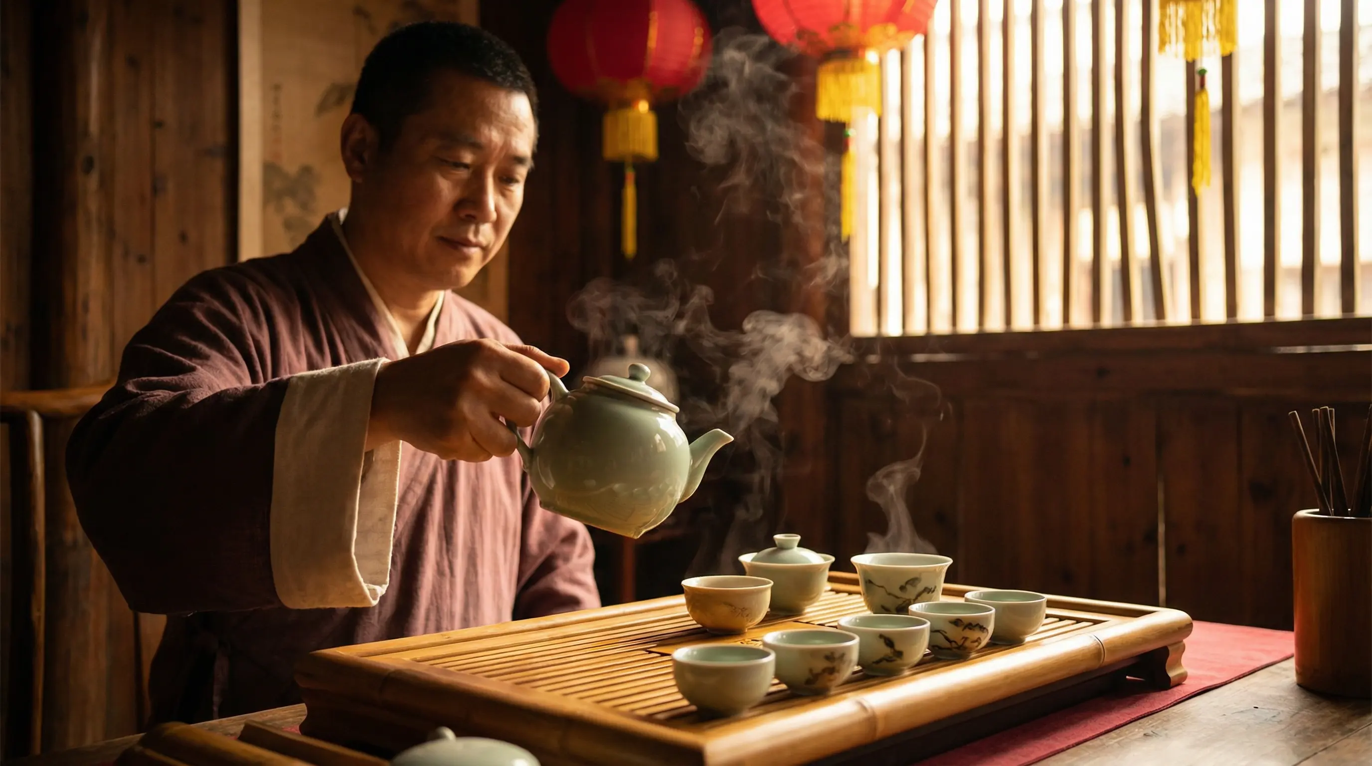 刘国梁出任新职务 茶道文化纪录片封面